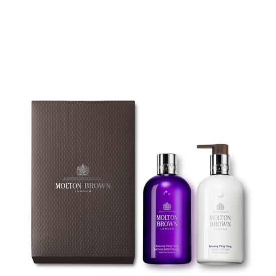 Molton Brown Relaxing Ylang-Ylang Shower Gel & Lotion Gift Set 2 x 300ml