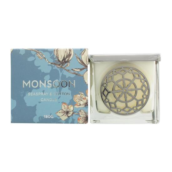 Monsoon Seaspray & Cotton Scented Candle