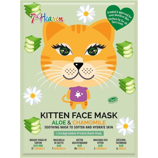 Montagne Jeunesse 7th Heaven Aloe & Chamomile Kitten Face Mask