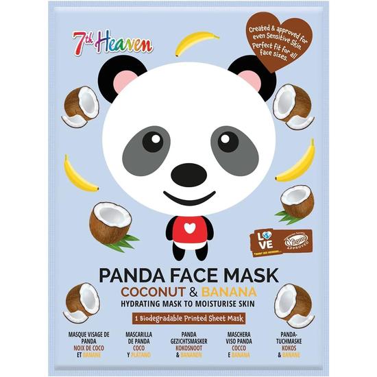 Montagne Jeunesse 7th Heaven Coconut & Banana Panda Face Mask 1 Sheet Mask