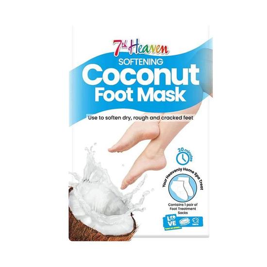 Montagne Jeunesse 7th Heaven Softening Coconut Foot Mask 1 Pair