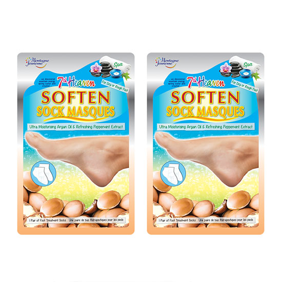 Montagne Jeunesse 7th Heaven Softening Sock Pack x 2 ...