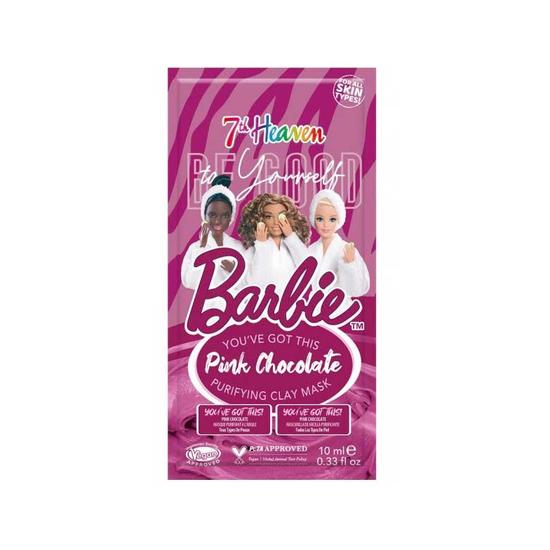 Montagne Jeunesse 7th Heaven x Barbie 'you've Got This' Vegan Pink Chocolate Purifying Clay Face Mask Suitable For All Skin Types