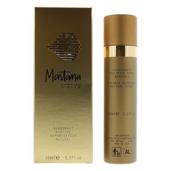 Montana Parfum D'Elle Perfumed Deodorant Spray For Her 100ml