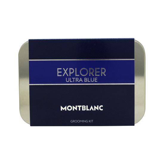 Montblanc Explorer Ultra Blue Gift Set 7.5ml Eau De Parfum + 30ml Face Cream + 30ml Cleansing Gel