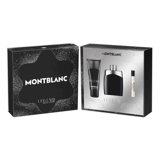 Montblanc Legend Eau De Toilette men's Aftershave Gift Set Spray With 100ml Shower Gel + 7.5ml Edt