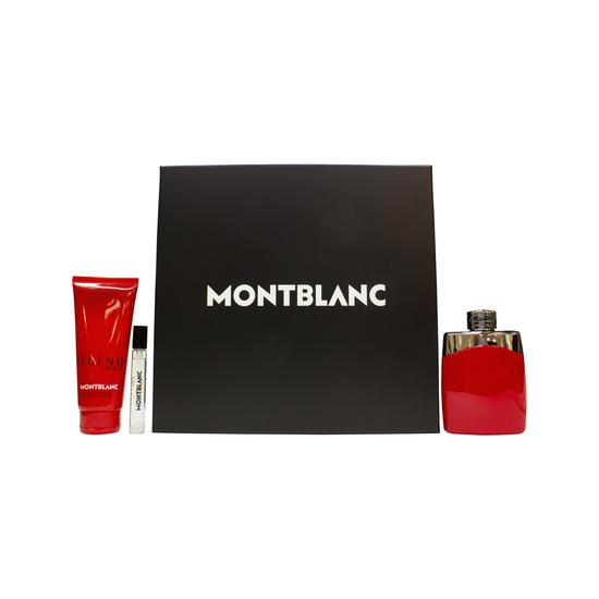 Montblanc Legend Red Gift Set 100ml Eau De Parfum + 100ml Shower Gel + 7.5ml Eau De Parfum