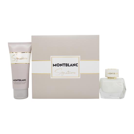 Montblanc Signature Gift Set 50ml Eau De Parfum + 100ml Body Lotion