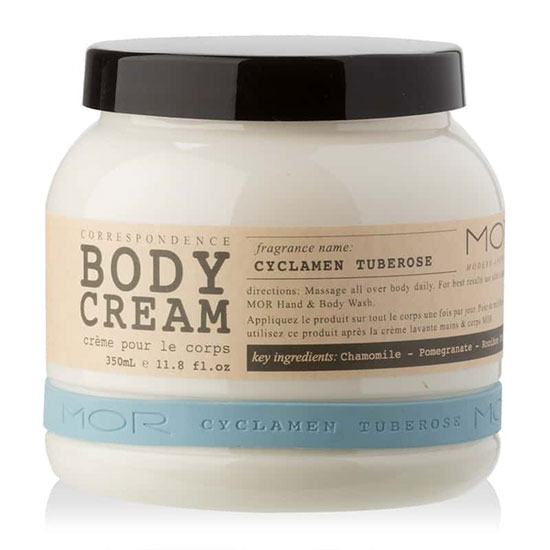 MOR Correspondence Cyclamen Tuberose Body Cream 350ml
