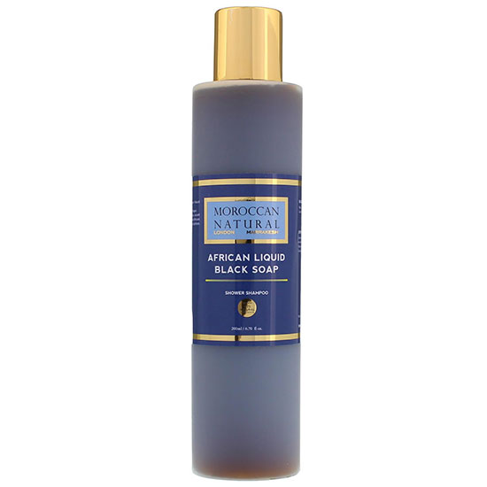 Moroccan Natural Organic African Liquid Black Soap 200ml
