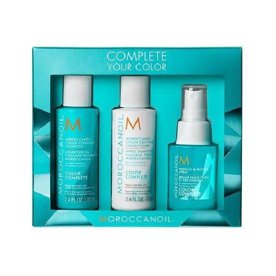 Moroccanoil Complete Your Colour Set Shampoo + Conditioner + Protect Prevent Spray