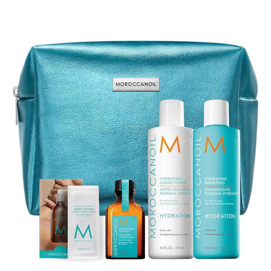 Moroccanoil Hydration Gift Set Hydrating Shampoo + Conditioner + Treatment + Body Lotion