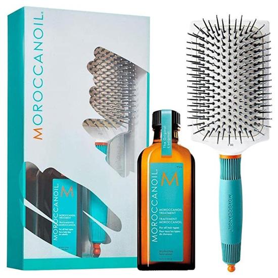 Moroccanoil Treatment + Ceramic Paddle Brush 100ml