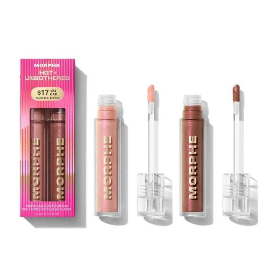 Morphe Hot & Unbothered Dripglass Lip Gloss Duo