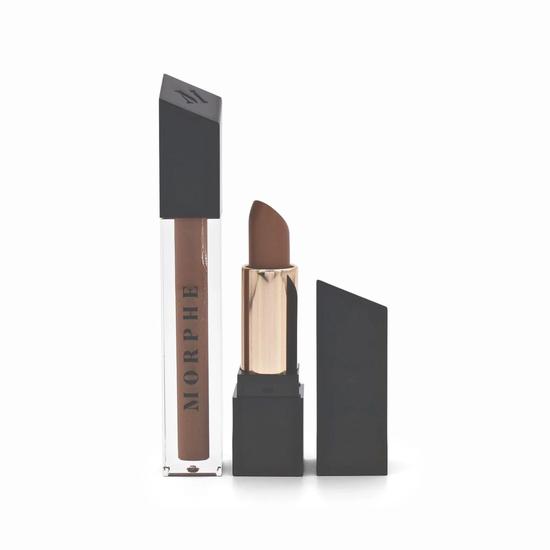 Morphe Out & A Pout Duo 3.5g & 4.5ml Cocoa Nude Imperfect Box