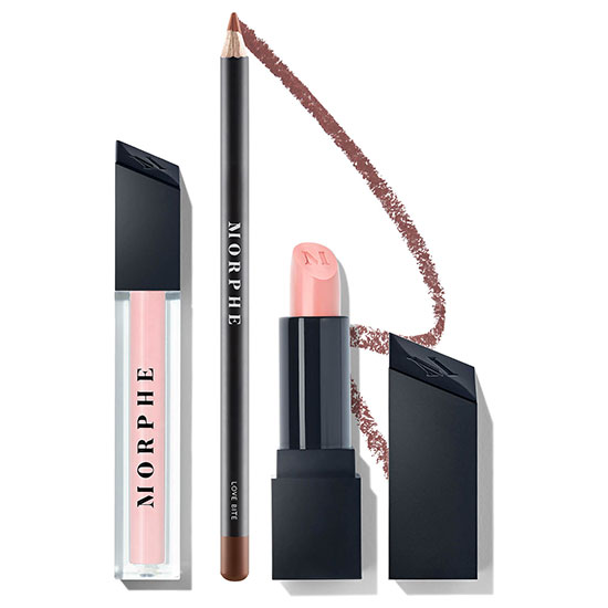 Morphe Out & A Pout Lip Trio Nude Blushing