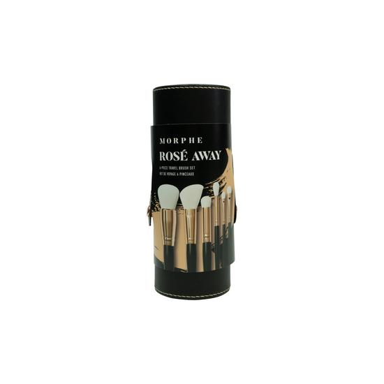 Morphe Rose Away Makeup Brush Set + Storage Tub 6 Pieces