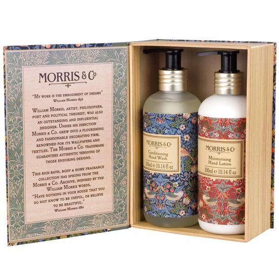 Heathcote & Ivory Morris & Co. Strawberry Thief Hand Wash & Lotion Duo