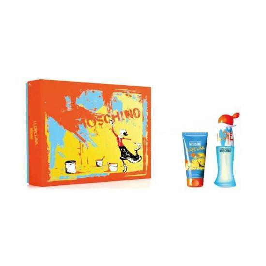 Moschino Cheap & Chic I Love Love Set Eau De Toilette + Body Lotion