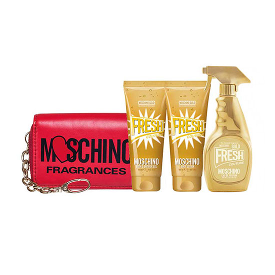 moschino gold gift set