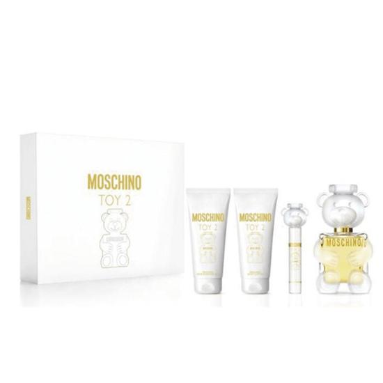 Moschino Toy 2 Eau De Parfum Women's Spray Gift Set With Shower Gel, Body Lotion & 10ml Eau De Parfum