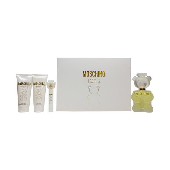 Moschino Toy 2 Gift Set 100ml Eau De Parfum + 10ml Eau De Parfum + 100ml Shower Gel + 100ml Body Lotion