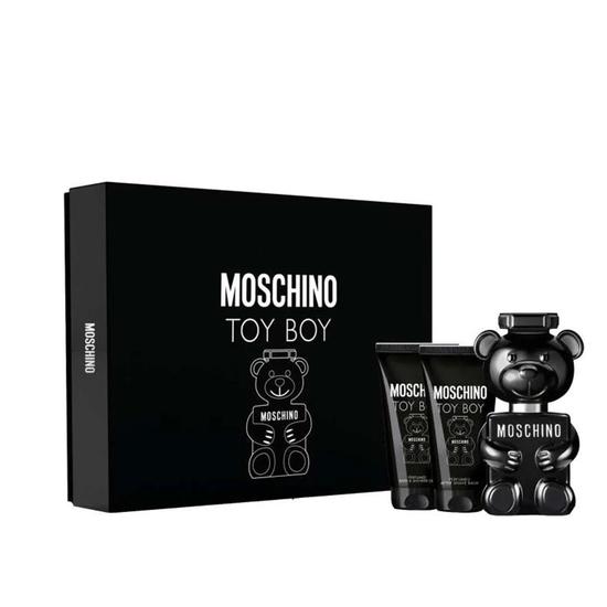 Moschino Toy Boy Eau De Parfum Gift Set With Bath & Shower Gel & Aftershave Balm 50ml