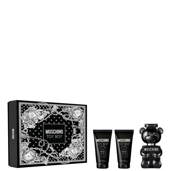 Moschino Toy Boy Gift Set 50ml Eau De Parfum + 50ml Aftershave Balm + 50ml Bath & Shower Gel
