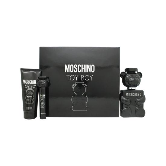 Moschino Toy Boy Gift Set 50ml Eau De Parfum + 50ml Aftershave Balm + 50ml Bath & Shower Gel