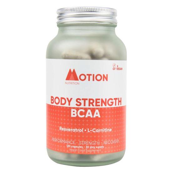 Motion Nutrition Body Strength BCAA Capsules 120 Capsules