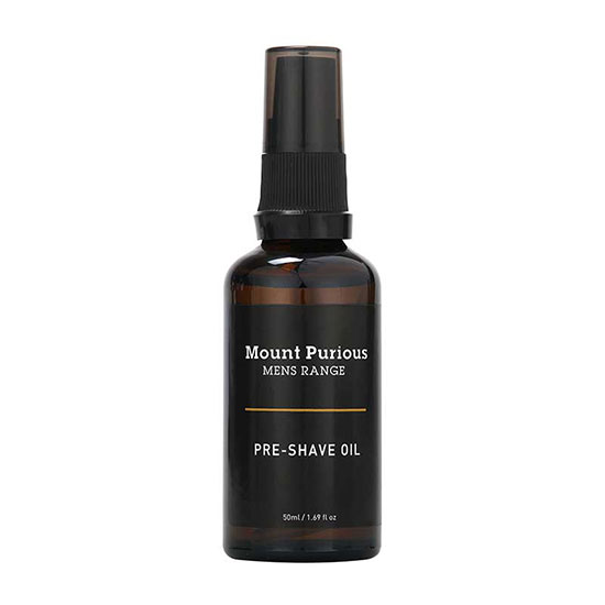 Mount Purious Mens Organic Sensitive Pre Shave Oil 50ml