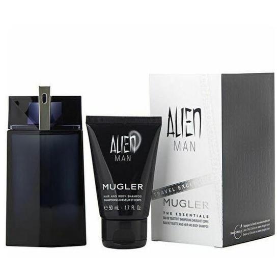 Mugler Alien Man Eau De Toilette 100ml + Body Shampoo 50ml