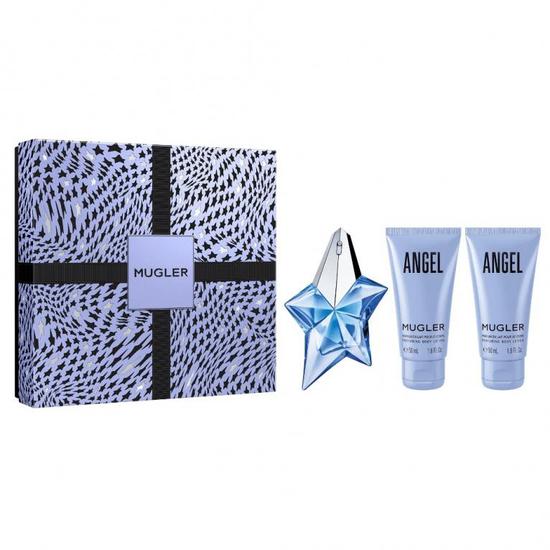 Mugler Angel Eau De Parfum Spray Gift Set Eau De Parfum (25ml) + 2 x Body Lotion (50ml)
