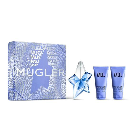 Mugler Angel Gift Set Eau De Parfum 25ml + Body Lotion 50ml + Shower Gel 50ml