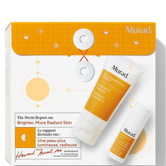 Murad The Derm Report On: Brighter, More Radiant Skin Essential C-Cleanser + Rapid Dark Spot Correcting Serum