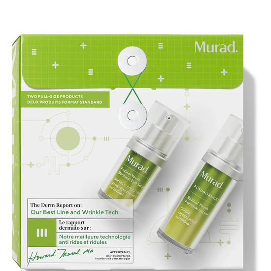 Murad The Derm Report On: Our Best Line & Wrinkle Tech Retinol Youth Renewal Serum + Retinol Youth Renewal Eye Serum