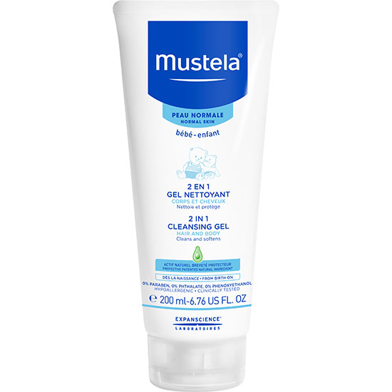 Mustela 2 In 1 Cleansing Gel Hair & Body 200ml