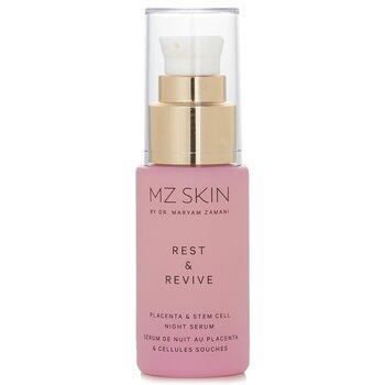 MZ Skin Rest & Revive Restorative Placenta & Stem Cell Night Serum 30ml