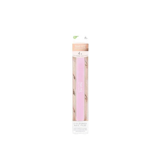 Nail HQ Coloured Nail Files x4