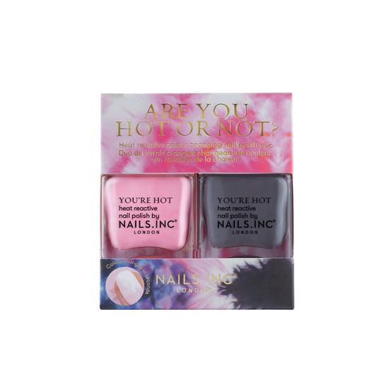 Nails Inc Are You Hot Or Not? Nail Polish Duo 14ml x 2