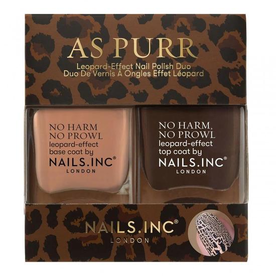Nails Inc As Purr Leopard Nail Polish Duo