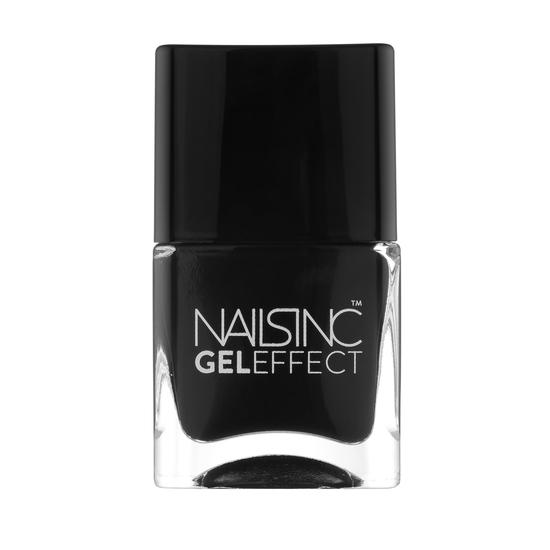 Nails Inc Black Taxi Gel Effect Nail Varnish