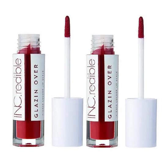 Nails Inc INC.REDIBLE GLAZIN OVER LIPSTICK, MONDAY MOTIVATION SET OF 2