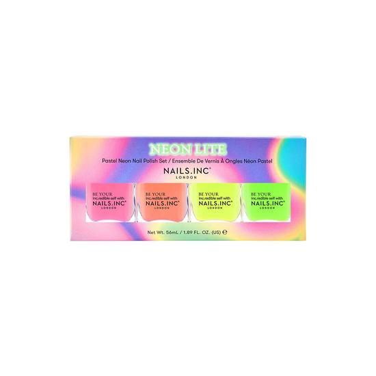 Nails Inc Neon Lite Nail Polish Set