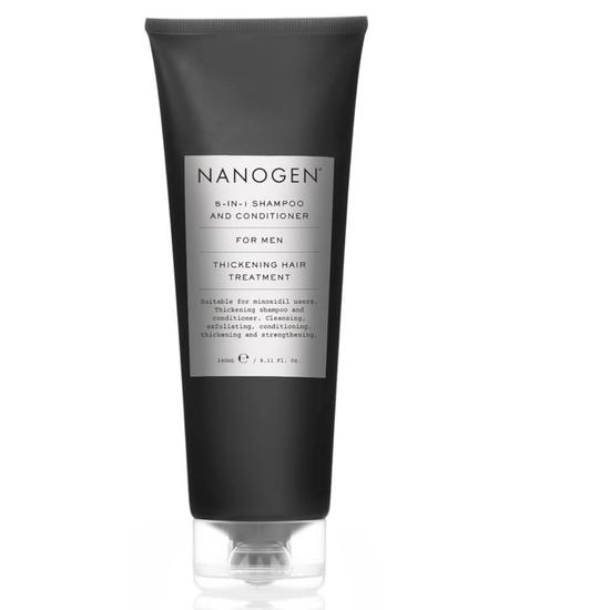 Nanogen 5 In 1 Exfoliating Shampoo & Conditioner For Men 240ml