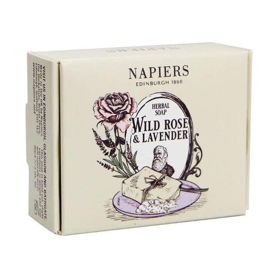 Napiers the Herbalists Napiers Wild Rose & Lavender Soap Bar 90g