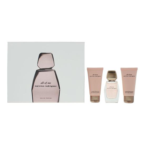 Narciso Rodriguez All Of Me Eau De Parfum 50ml, Body Lotion 50ml + Shower Gel 50ml Gift Set