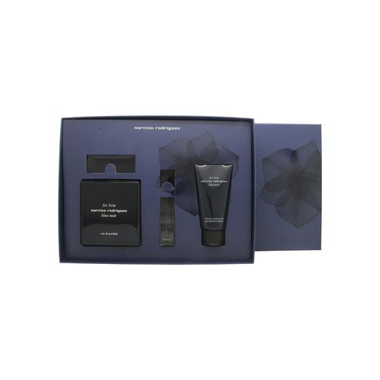 Narciso Rodriguez Bleu Noir Gift Set 100ml Eau De Parfum + 10ml Eau De Parfum + 50ml Shower Gel