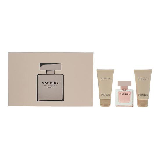 Narciso Rodriguez Cristal Eau De Parfum 50ml, Body Lotion 50ml + Shower Gel 50ml Gift Set 50ml