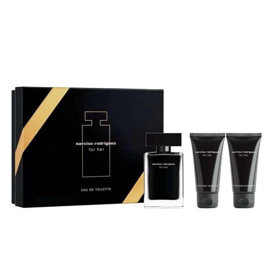 Narciso Rodriguez Her Eau De Toilette Gift Set With Shower Gel & Body Lotion 50ml